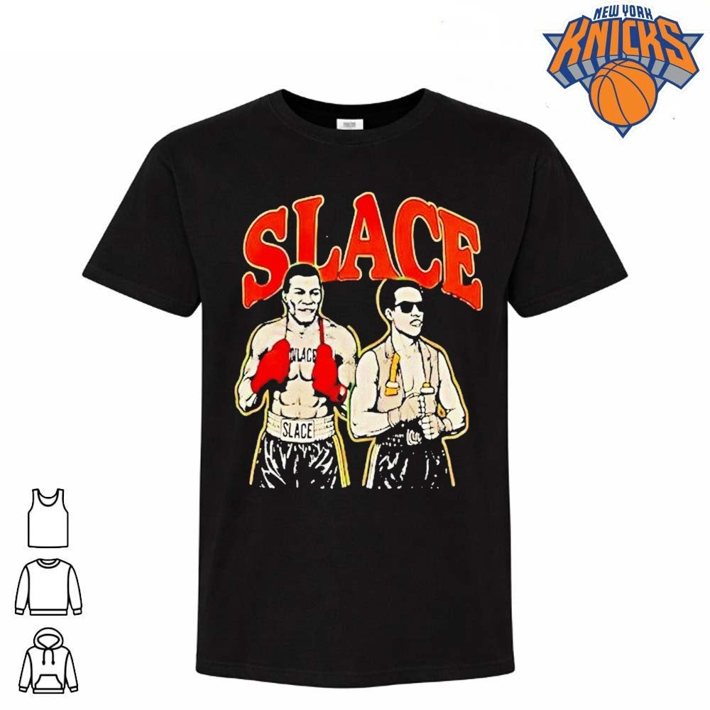 Slace Boxing Illustration Featuring Slace Professional Boxer Shirts