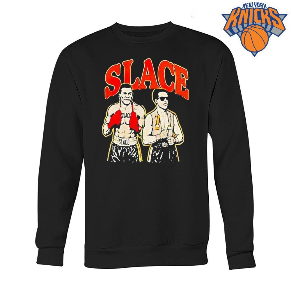 Slace Boxing Illustration Featuring Slace Professional Boxer Shirts