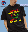 Slavery is white history how we survived shirt