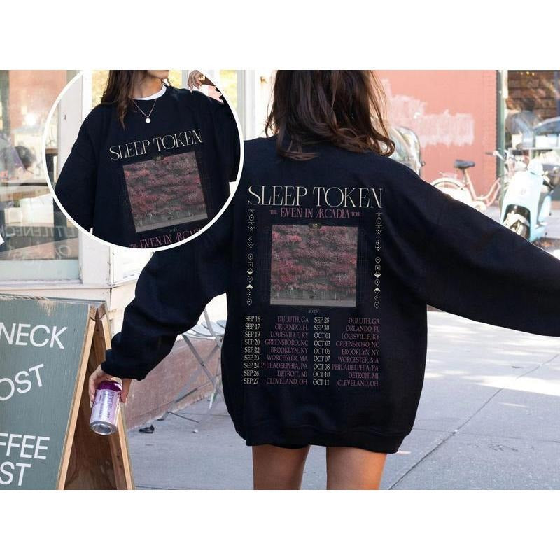 Sleep Token Even In Arcadia Shirt Sleep Token tour 2025 T-shirt Flamingo Hoodie, Sleep Token Merch Rock Muisc Tee Gifts...