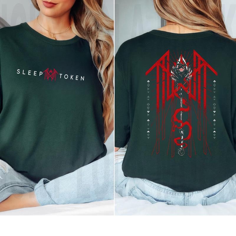 Sleep Token Reaper Angel Shirt Sweatshirt Hoodie, Double-Sided Graphic Unisex Tee, All Seasons Outfit | HypeDripTees.com