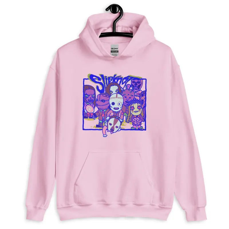 Slipknott Funny Hoodie, Nu Metal T-Shirt, Hard Rock, Rock Fans Apparel, Unisex Sweater Pullover Tee Sweatshirt