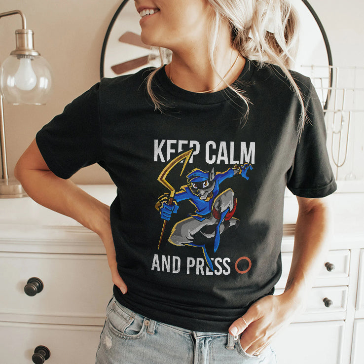 Sly Cooper Keep Calm And Press O T Shirt