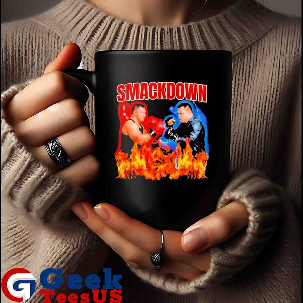 Smackdown boxing flames shirt