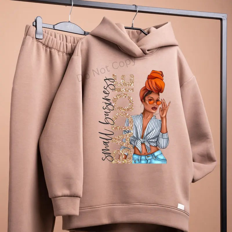 Small Business Baddie DTF Transfer ONLY -This is NOT a T Shirt Hoodie, Sweatshirt | HypeDripTees.com
