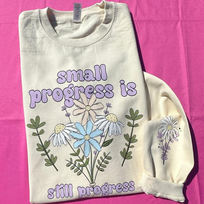 Small Progress Is Progress Just Hoods Sweatshirt T-Shirts, Hoodie | HypeDripTees.com