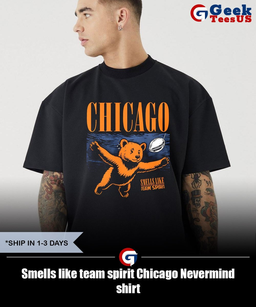Smells like team spirit Chicago Nevermind shirt