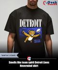 Smells like team spirit Detroit Lions Nevermind shirt