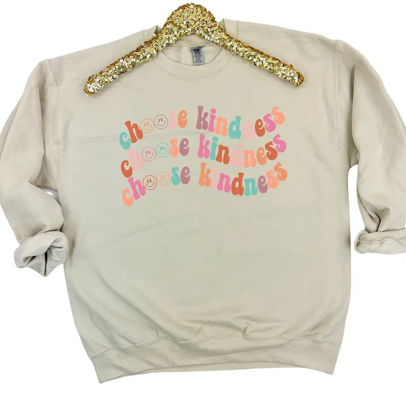 Smile Choose Kindness Sweatshirt 'NLB' T-Shirts, Hoodie | HypeDripTees.com