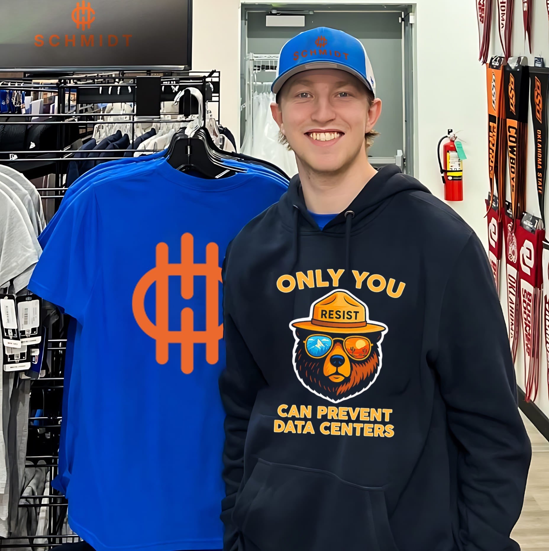 Smokey Bears only you can prevent data centers vintage shirt