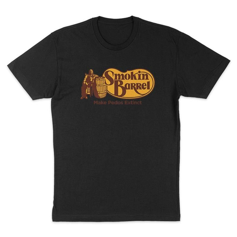 Smokin' Barrel Tee, Funny Shirt, Dark Humor Tee, Hoodie Sweatshirt | HypeDripTees.com