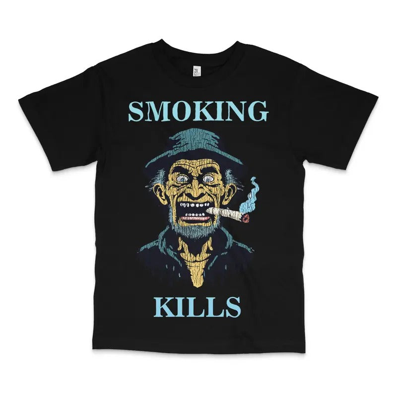 Smoking Kills Custom Printed T-Shirt Hoodie, Sweatshirt | HypeDripTees.com