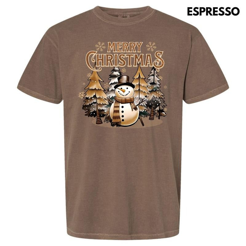 Snowman Merry Christmas Comfort Colors T-Shirt 'NLB' Hoodie, Sweatshirt | HypeDripTees.com