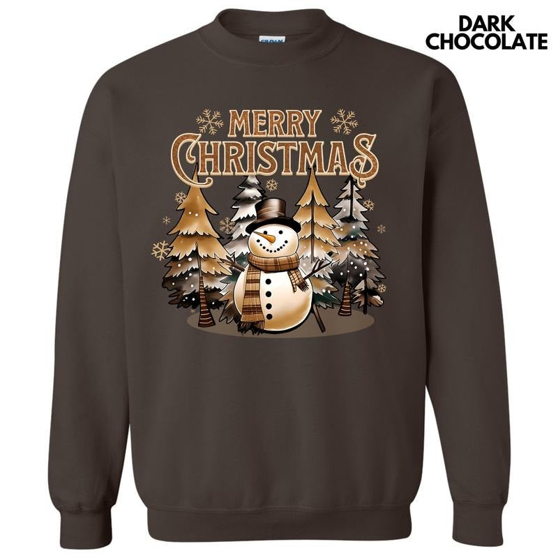 Snowman Merry Christmas Sweatshirt 'NLB' T-Shirts, Hoodie | HypeDripTees.com