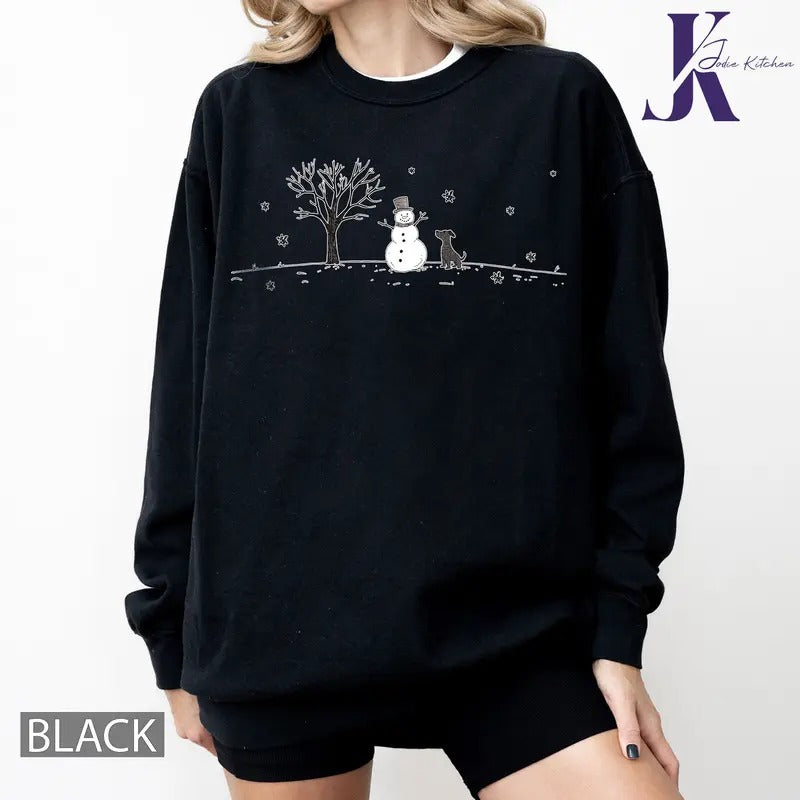 Snowman Sweatshirt, Christmas Snowman Sweatshirt, Merry Christmas Shirt, Winter Sweatshirt Hoodie | HypeDripTees.com