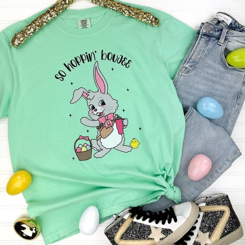 So Hoppin' Boujee Comfort Colors T-Shirt Hoodie, Sweatshirt | HypeDripTees.com