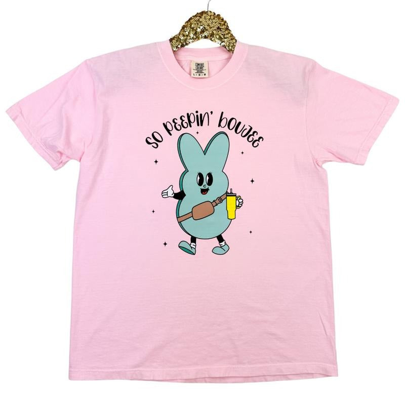 So Peepin' Boujee Comfort Colors T-Shirt Hoodie, Sweatshirt | HypeDripTees.com