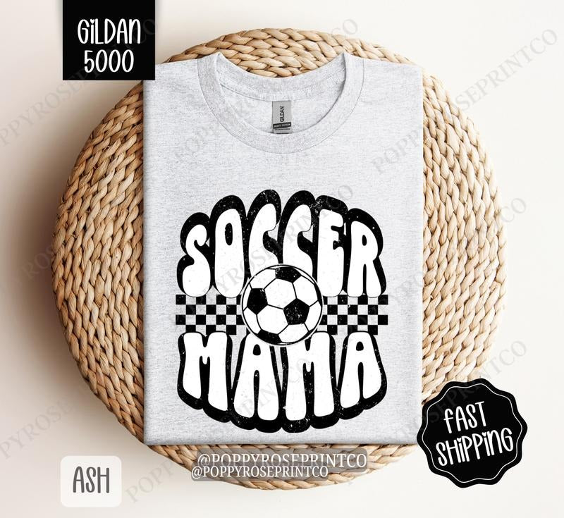 Soccer Mama Shirt Gildan, Sports Mom Women's Tee, Cute Soccer Mom Women's Tshirt Plus Sizes Hoodie, Sweatshirt