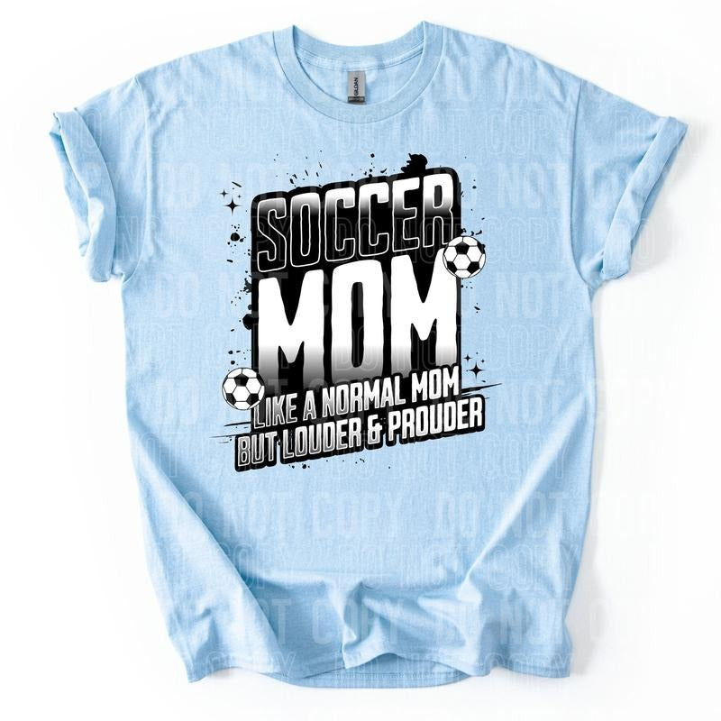 Soccer Mom DTF Transfers - THIS IS NOT A SHIRT Hoodie, Sweatshirt | HypeDripTees.com