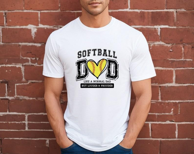 Softball Dad Shirt, Softball Daddy T Shirt, Dad Shirt, Softball Game Day Shirt, Father's Day, Gift For Dad, Baseball...