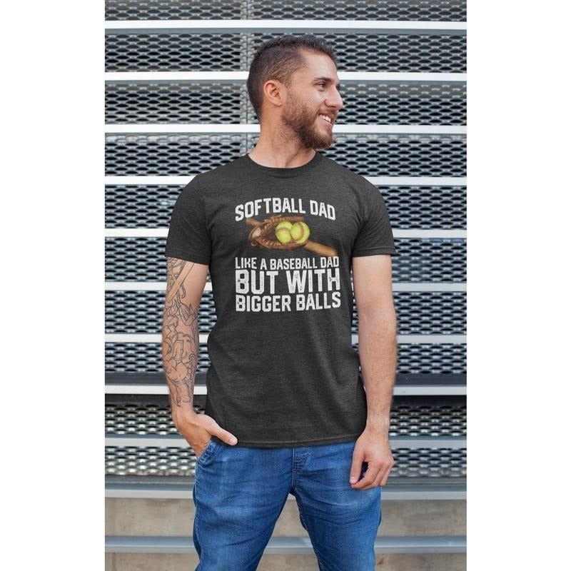 Softball Dad Shirt, Softball Shirts, Game Day Senior Night Tee, Softball Coach Gift, Fathers Day Gift, Dad Birthday...