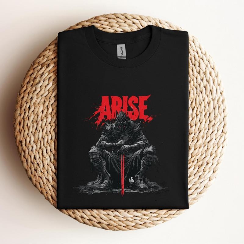 Solo Leveling ARISE T-Shirt, Shadow Monarch Anime Tee, Igris Manhwa Shirt Hoodie, Sweatshirt | HypeDripTees.com