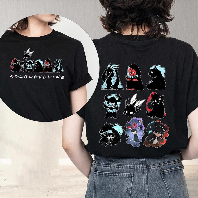 Solo Leveling Shirt, Anime Tee, Gifts for Anime Fans, Sung Jin-Woo Shirt, Unisex Apparel, Gift for Him Hoodie, Sweatshirt