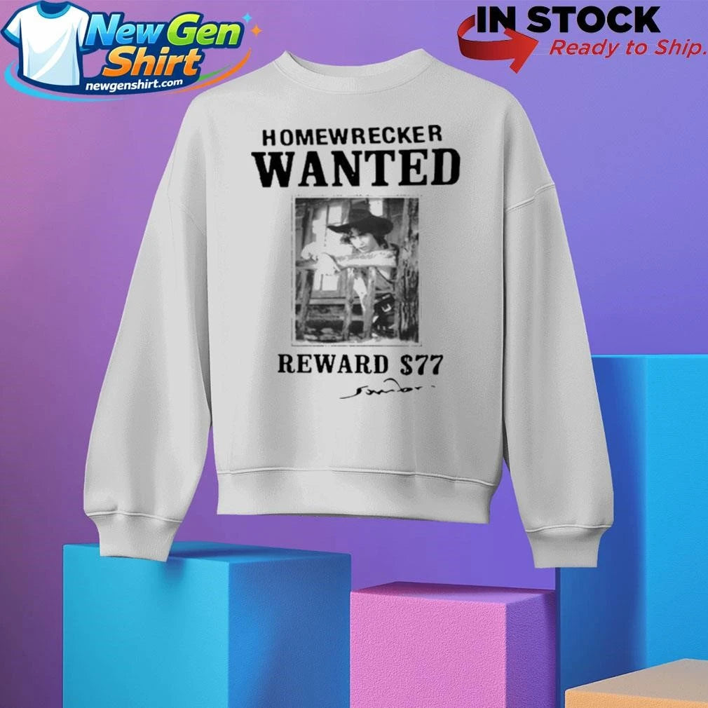 Sombr Wanted White Signed Shirt