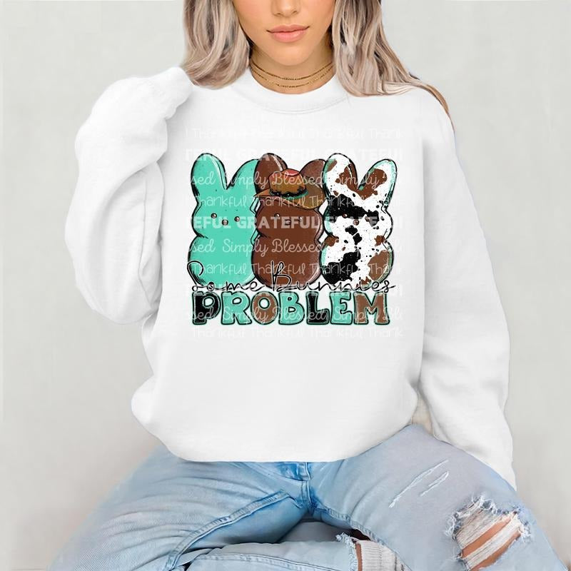 Some Bunnies DTF Transfers - THIS IS NOT A SHIRT Hoodie, Sweatshirt | HypeDripTees.com