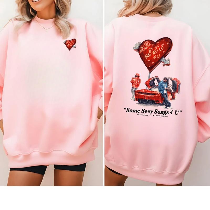 Some Sexy Songs 4 U Shirt, Trendy Heart Graphic Sweatshirt, Aesthetic Hip-Hop Trend 2025 Hoodie | HypeDripTees.com