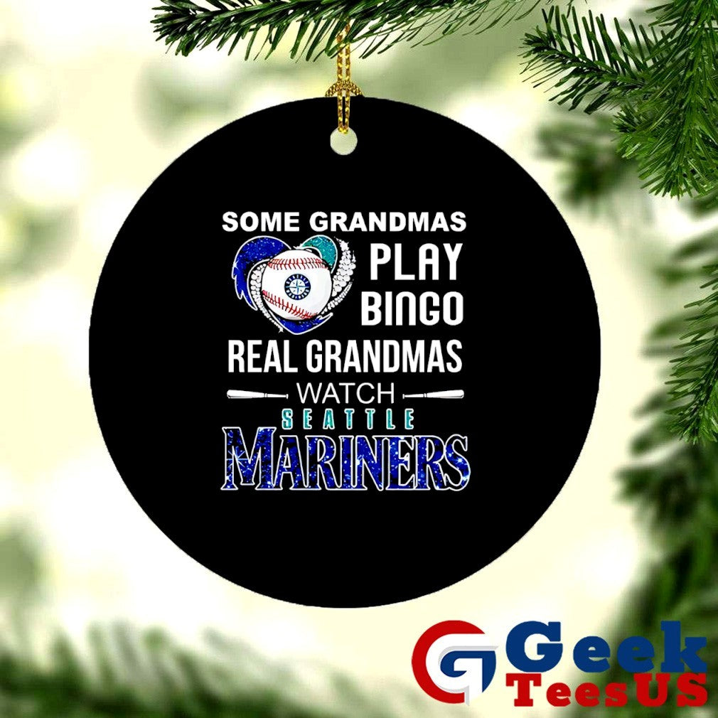 Some grandmas play bingo real grandmas watch Seattle Mariners MLB shirt