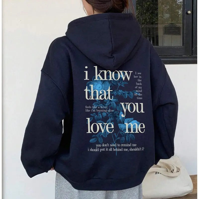 Song Inspired Hoodie, Fan Art Hoodie, Unisex Hoodie Sweatshirt, Wildflower, Hit me hard and soft, I know that Love...