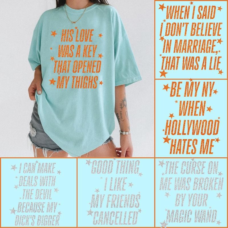Song Lyrics Shirt Trending Lyrics T-Shirt Music Fan Gift Unisex Tee for Men Women Hoodie, Sweatshirt | HypeDripTees.com