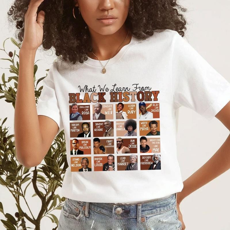 Sonia Samra What We Learn From Black History T-shirt, Black Lives Matters Sweatshirt, Juneteenth Gifts, African American...