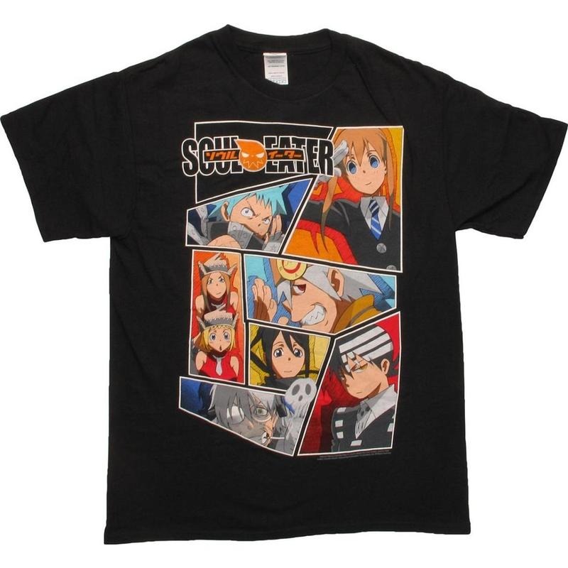 Soul Eater Multi Character Panel Shirt, Retro Styles, Bring Back the Classics, Everyday Basic, Never Outdated Hoodie,...