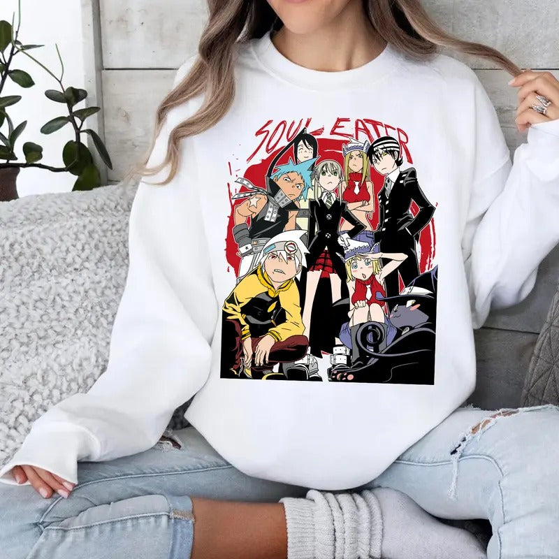 Soul Eater Shirt Death The Kid Anime Manga T-Shirt, Sweatshirt, Hoodie | HypeDripTees.com