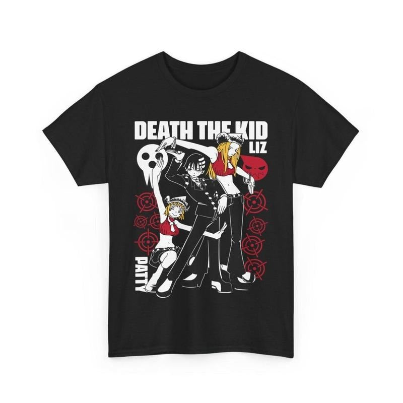 Soul Eater Shirt featuring Maka Albarn, Death the Kid, and Black Star, Anime Shirt, Perfect Fit, Ultimate Comfort, Full...