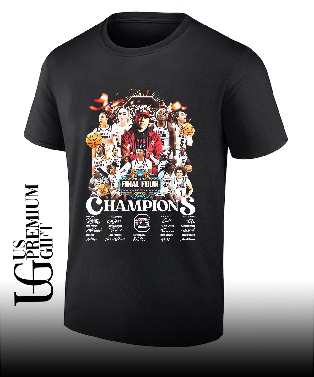 South Carolina Gamecocks 2026 NCAA Women’s Final Four Champions shirt