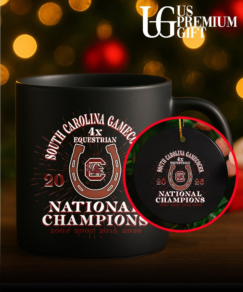 South Carolina Gamecocks 4X Equestrian National Champions 2026 shirt