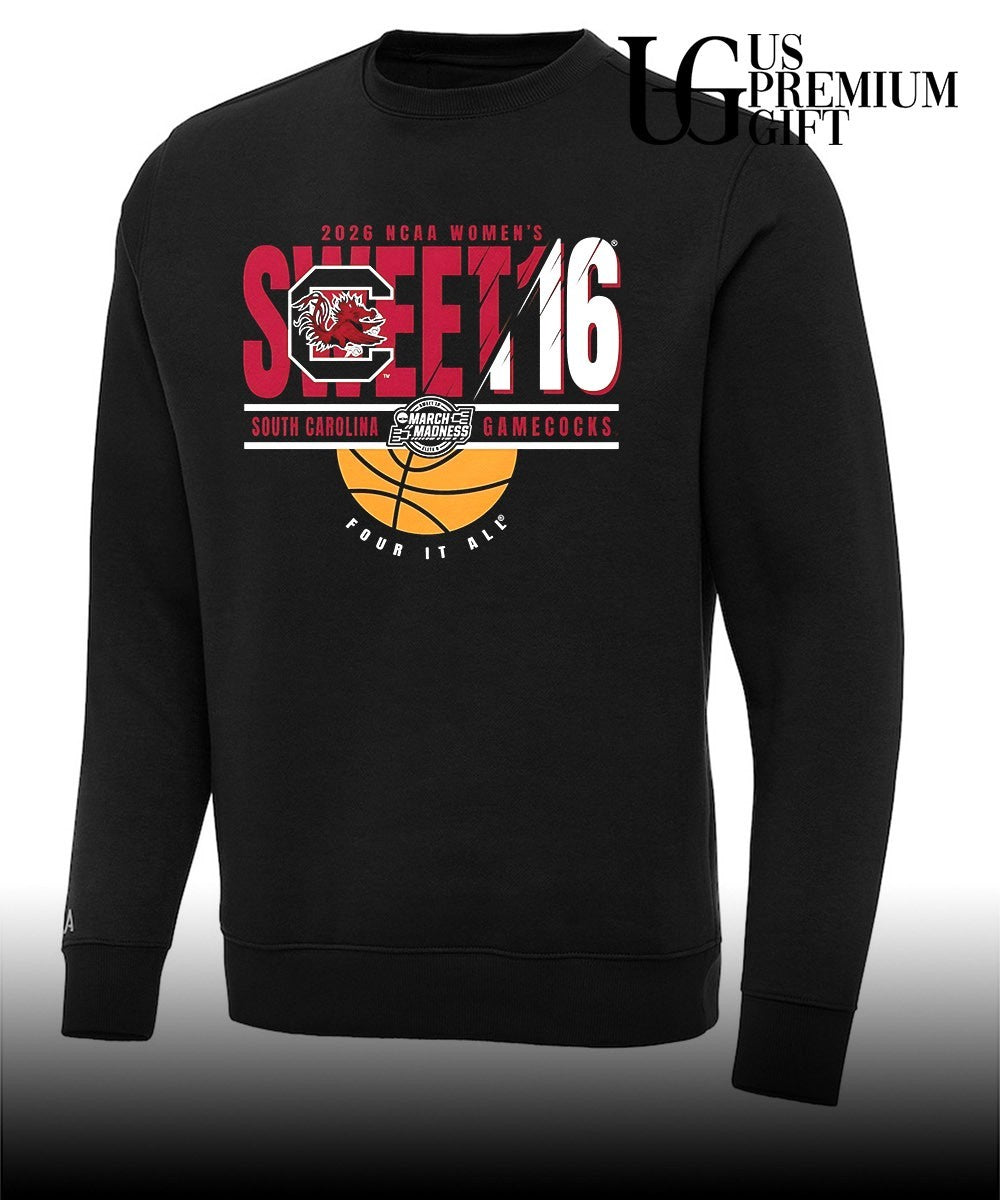 South Carolina Gamecocks NCAA Women’s Basketball 2026 Sweet 16 Four It All shirt
