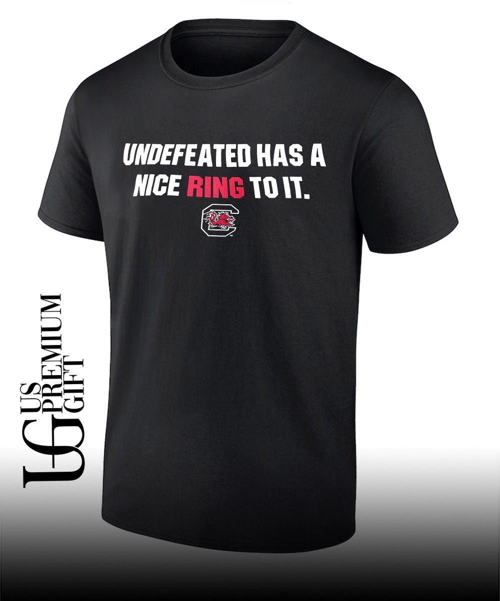 South Carolina Gamecocks Undefeated Has A Nice Ring To It shirt