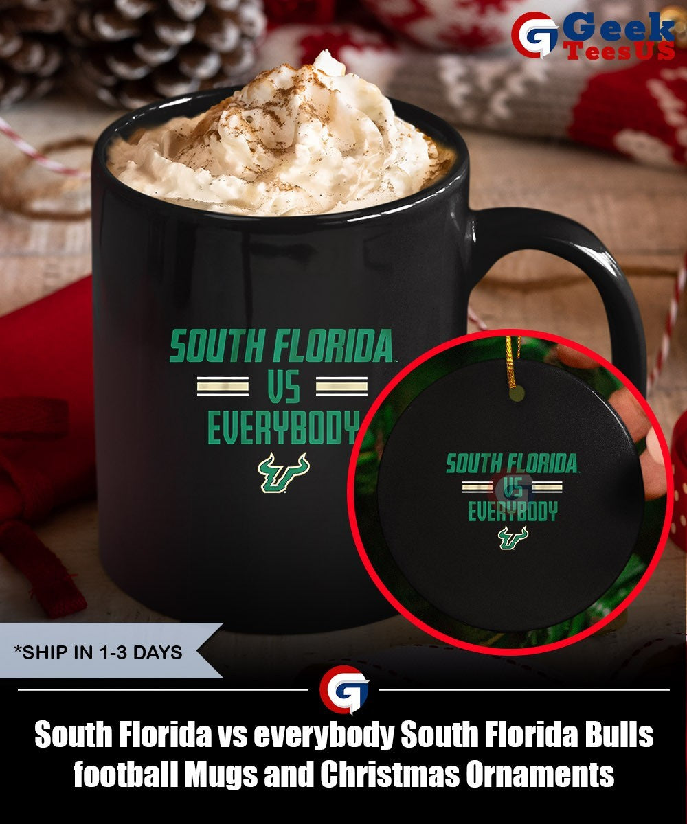 South Florida vs everybody South Florida Bulls football shirt