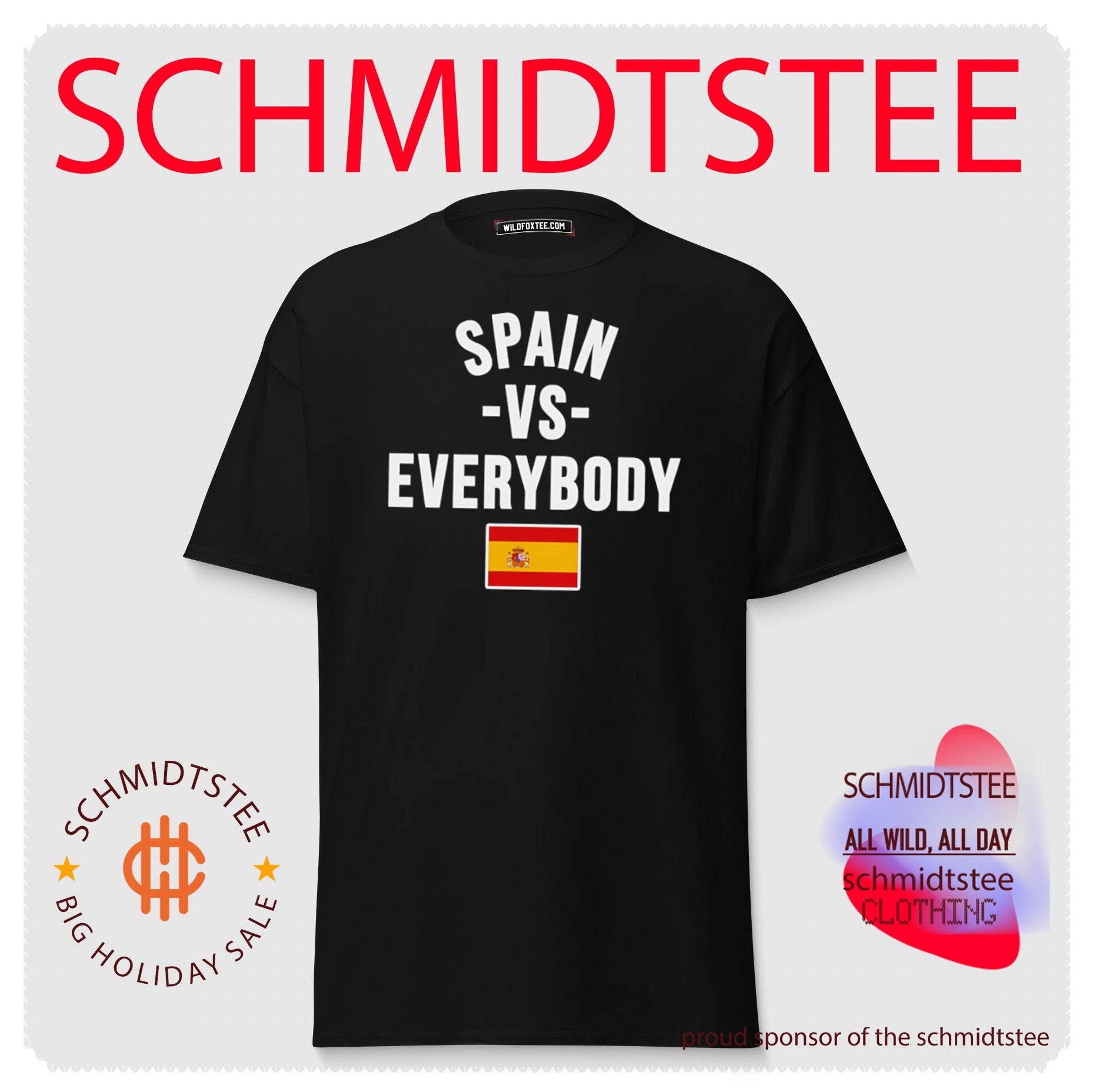 Spain Vs. Everybody 2026 Wold Cup shirt