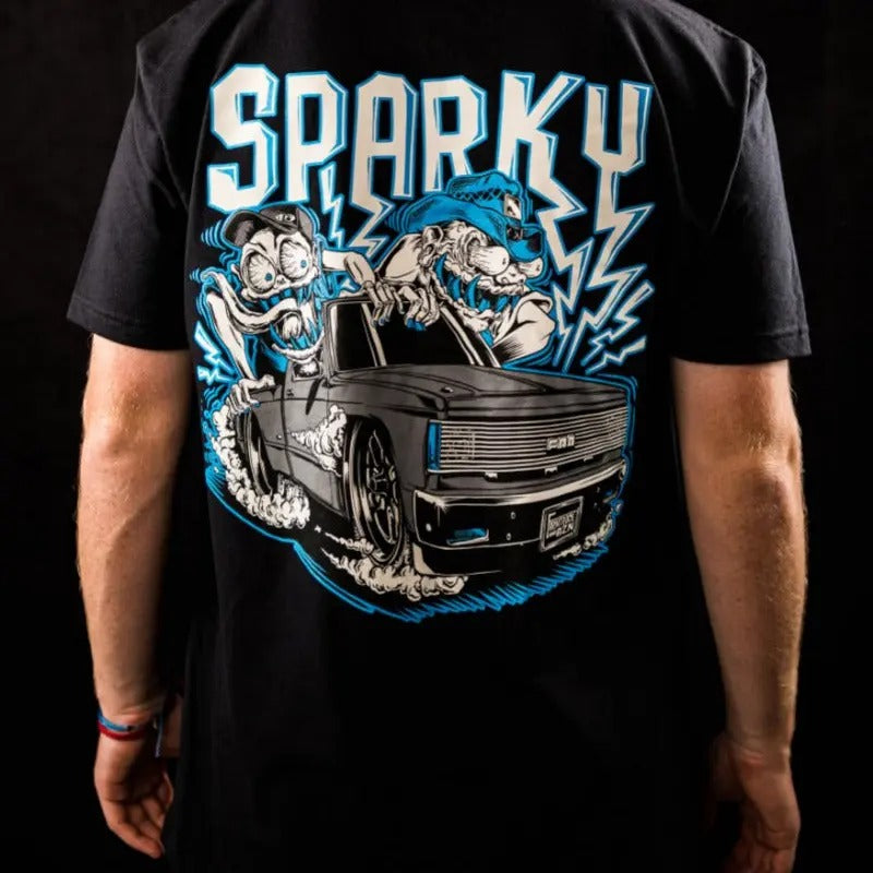 Sparky Electric Truck - T-shirt vintage  shirts Crewneck Cotton Hoodie, Sweatshirt | HypeDripTees.com