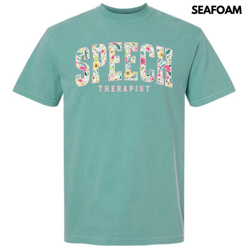 Speech Therapist Comfort Colors T-Shirt 'NLB' Hoodie, Sweatshirt | HypeDripTees.com
