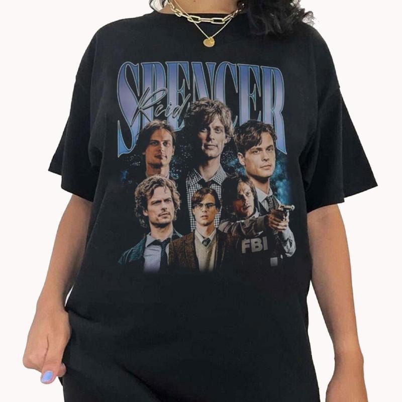 Spencer Reid T-Shirt, Dr Spencer Reid Crimina,Minds Shirt, Merch For Fans, Spencer Reid Merch, Gift For Fans, Criminal...