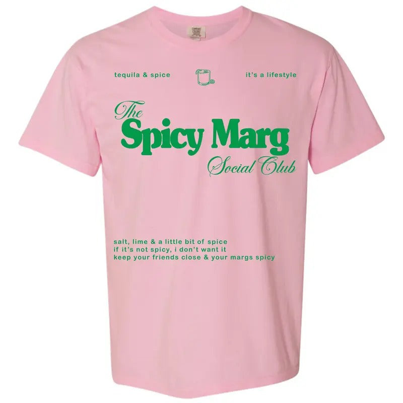 'Spicy Marg Social Club' T-Shirt Hoodie, Sweatshirt | HypeDripTees.com