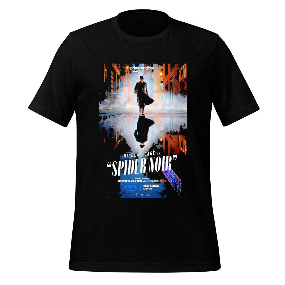 Spider-Noir Official Poster For Trailer Spider Noir Released February 13 2026 Shirt