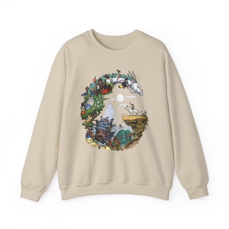 Spirited Away Studio Ghibli Shirts, Hayao Miyazaki, Ghibli Totoro Shirt Gift Hoodie, Sweatshirt | HypeDripTees.com