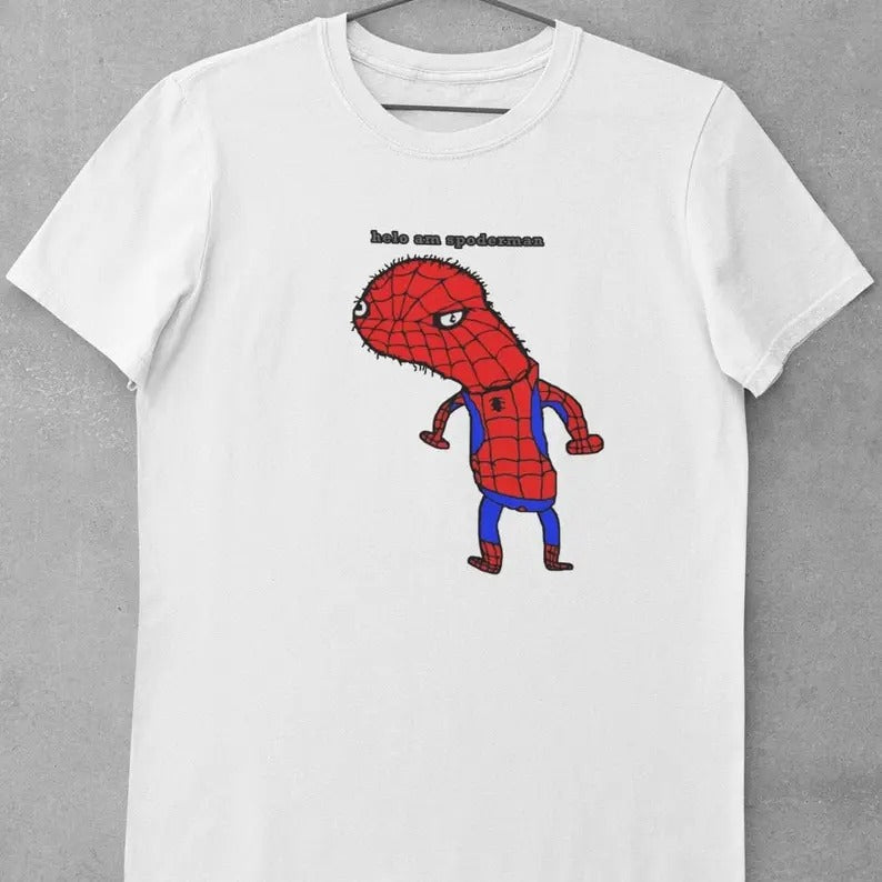 Spoderman Funny Meme Graphic T Shirt Hoodie, Sweatshirt | HypeDripTees.com